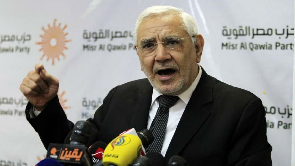 عبد المنعم أبو الفتوح المرشح الرئاسي السابق في انتخابات مصر عام 2012