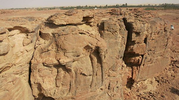 نقشبرجسته شتر در اطراف جوف عربستان نقشبرجسته شتر در اطراف جوف عربستان