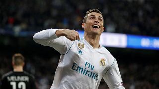 Cristiano Ronaldo celebra su segundo gol