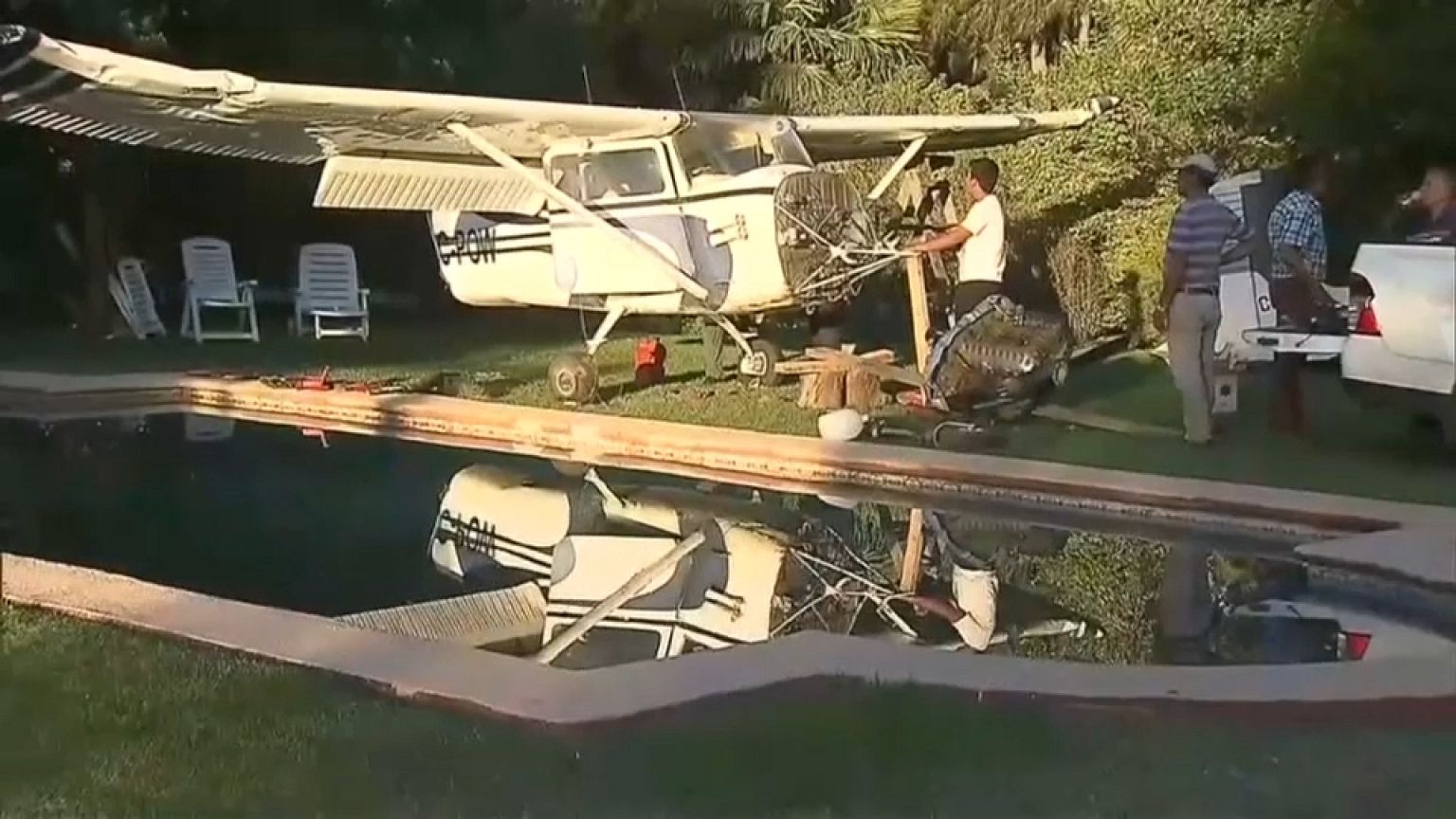La avioneta accidentada en Chile