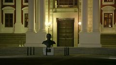 Busto do antigo presidente sul-africano Nelson Mandela