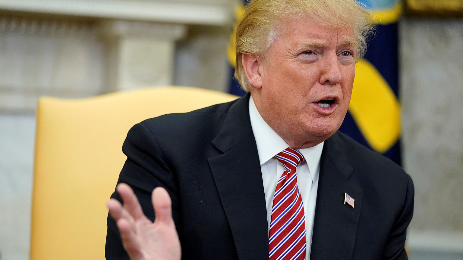 Trump im White House am 14. Februar 2018