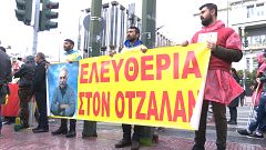 Διαδήλωση Κούρδων στη Βουλή στην επέτειο σύλληψης Οτσαλάν
