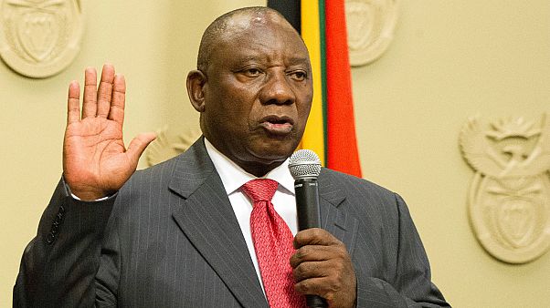 Neuer Präsident Ramaphosa vereidigt Neuer Präsident Ramaphosa vereidigt