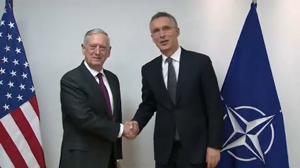 US Secretary of Defense James Mattis and NATO S-G Jens Stoltenberg