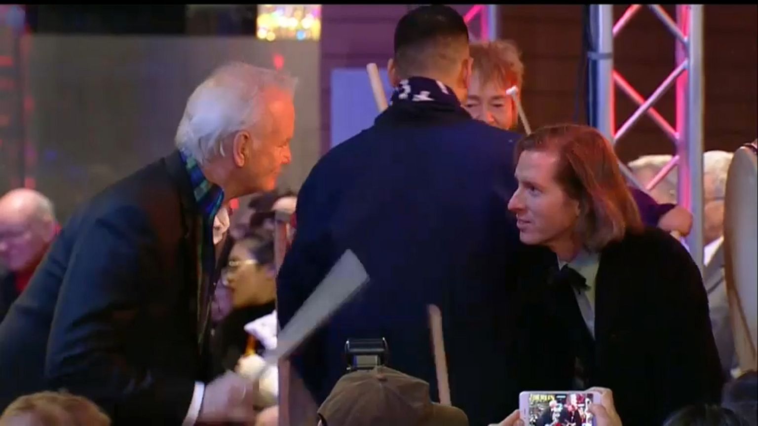 Bill Murray & Wes Anderson raise a racket at the Berlinale opening 