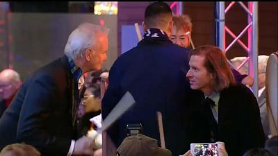 Bill Murray & Wes Anderson raise a racket at the Berlinale opening 