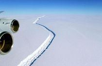 نخستین ویدئو از تشکیل یک کوه یخ عظیم در قطب جنوب