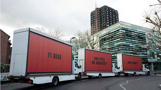 Grenfell Tower activists organise 'Three Billboards' stunt in London