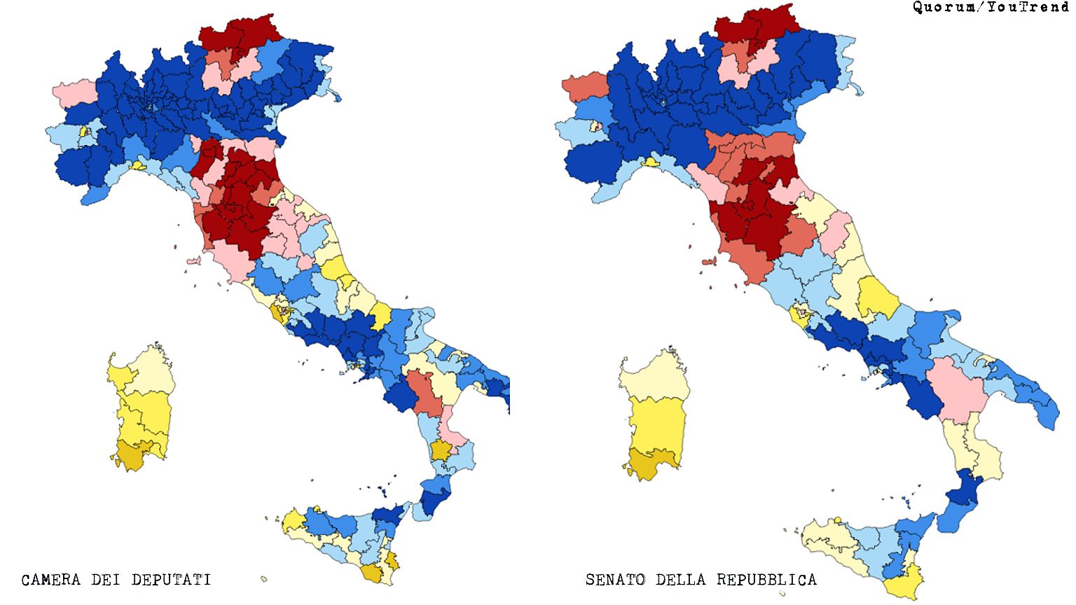 Elezioni 4 marzo, le ultime proiezioni: nessuna coalizione ha i numeri per governare