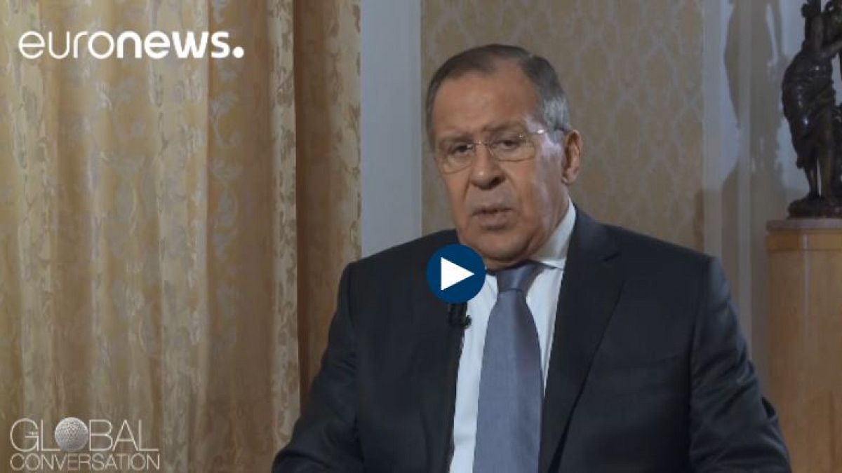 Exkluzív interjú az orosz külügyminiszterrel az Euronewson