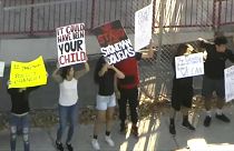 Florida: temetés, tüntetés