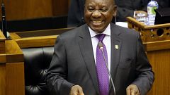 Ramaphosa em discurso contra a corrupção