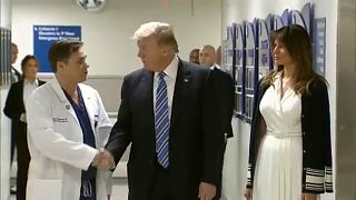 Trump meglátogatta a lövöldözés sérültjeit