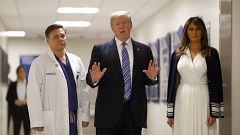 Parkland: Trump besucht Amoklauf-Opfer im Krankenhaus