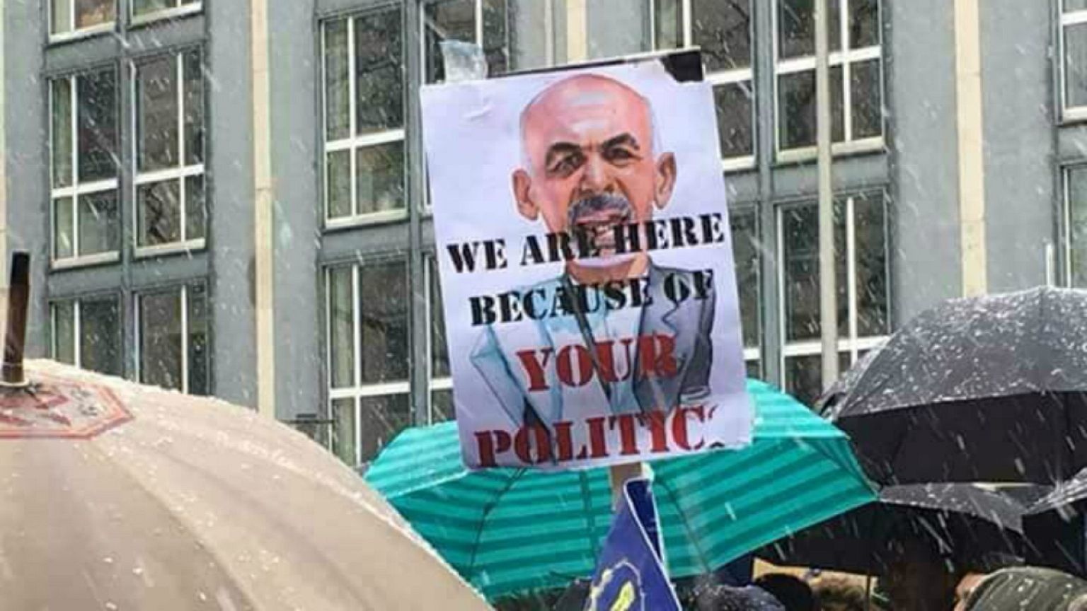 تظاهرات هواداران جنبش روشنایی در مونیخ