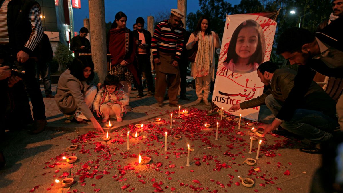  condemn the rape and murder of 7 year girl Zainab Ansari in Kasur PAKISTAN