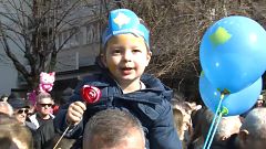 Kosovo takes to the streets to celebrate a decade of independence