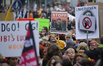 Berlino: tafferugli alla marcia dell'AfD