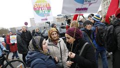 Rassemblements pro et anti-AFD à Berlin