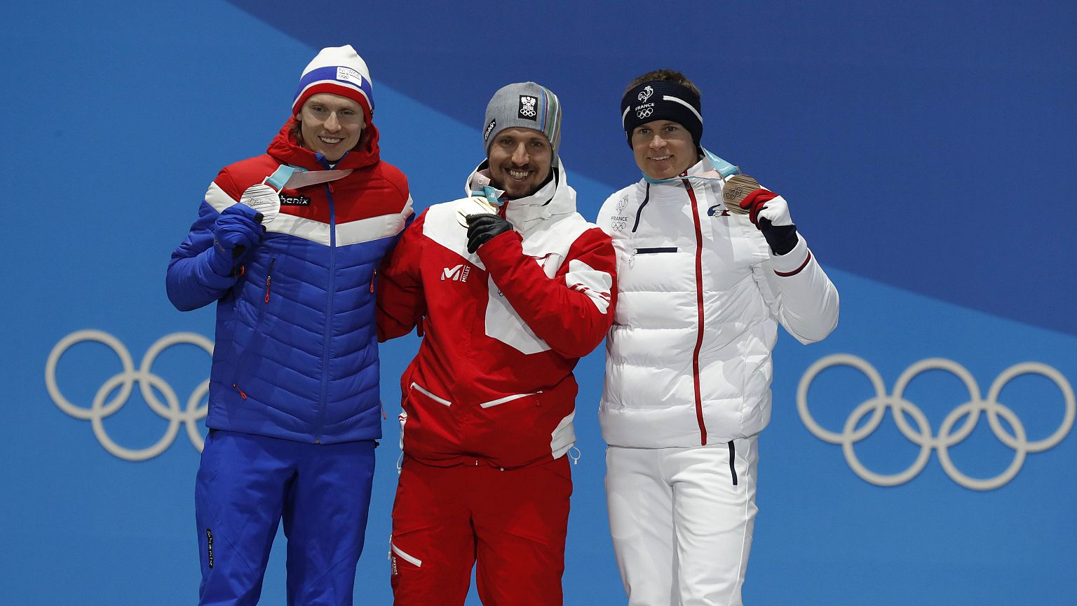 Hirscher en or, Pinturault en bronze