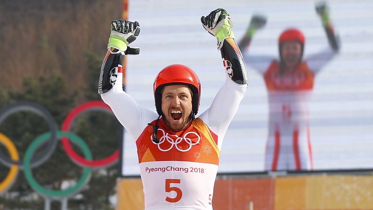 Marcel Hirscher conquista ouro olímpico no Slalom Gigante