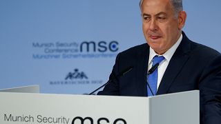  رئيس الوزراء الإسرائيلي بنيامين نتانياهو في مؤتمر ميونيخ