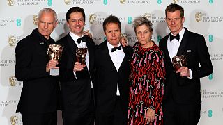 Dark comedy Three Billboards scoops most prizes at BAFTAs