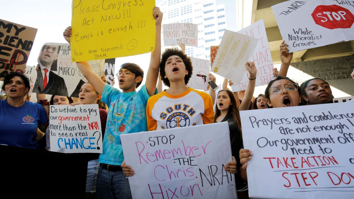 March for Our Lives: US students plan protests over gun laws