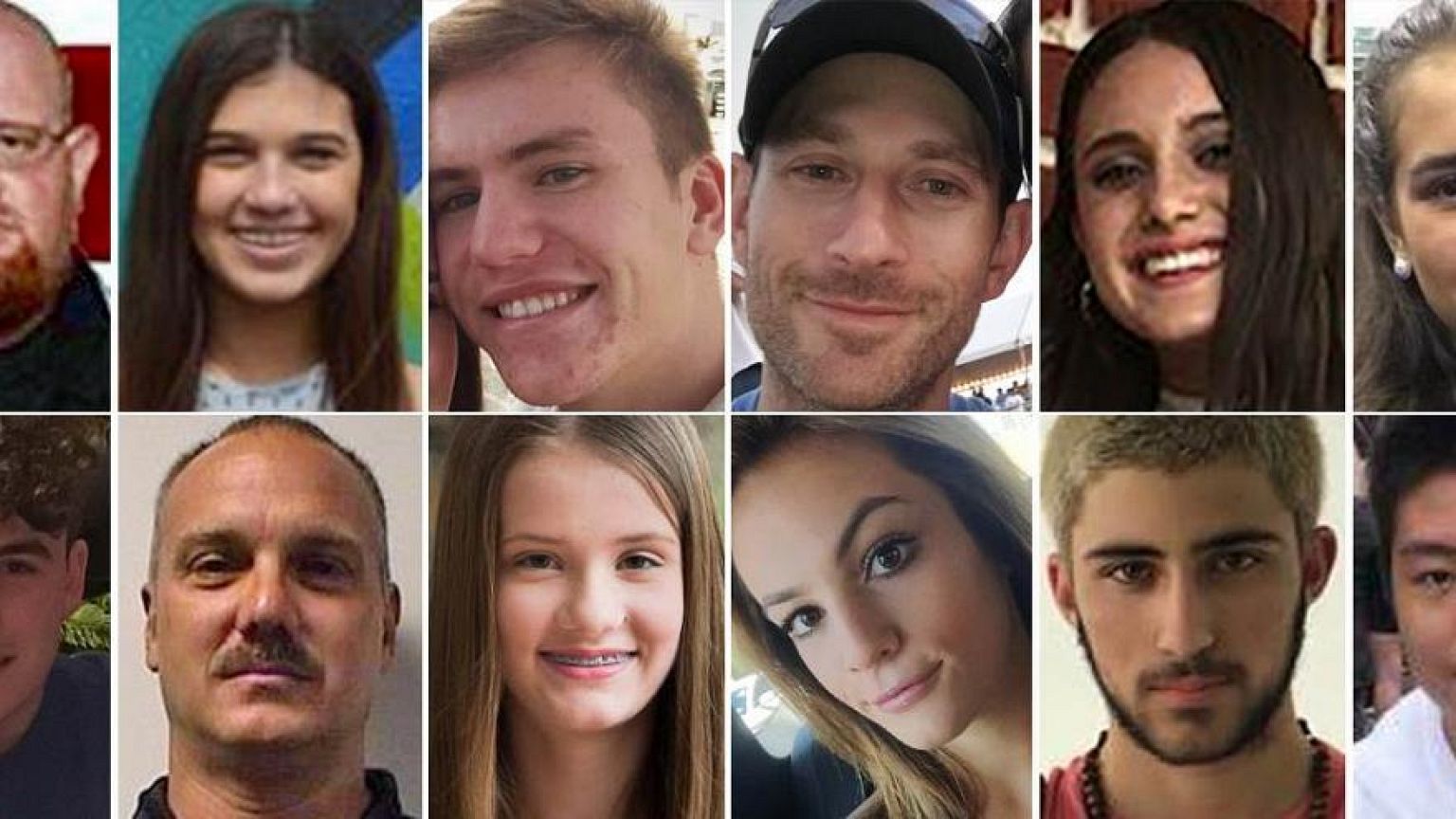 Hommage aux 17 victimes massacrées en Floride