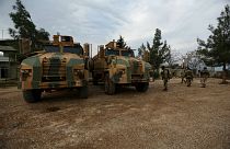 نیروهای ارتش آزاد سوریه مورد حمایت ترکیه در درگیری عفرین