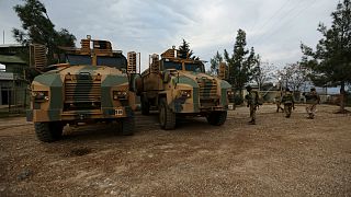 نیروهای ارتش آزاد سوریه مورد حمایت ترکیه در درگیری عفرین