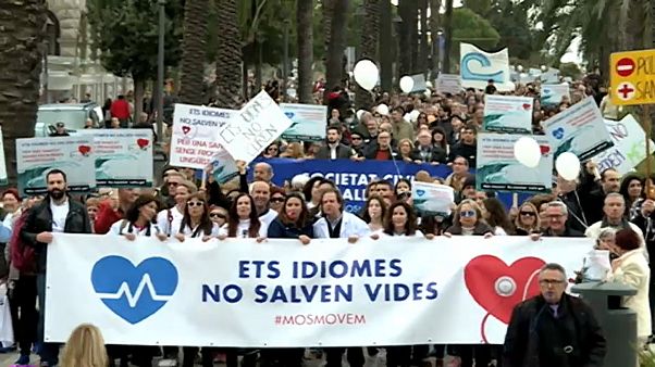 Katalanisch-Pflicht auf Mallorca: Ärzte protestieren Katalanisch-Pflicht auf Mallorca: Ärzte protestieren