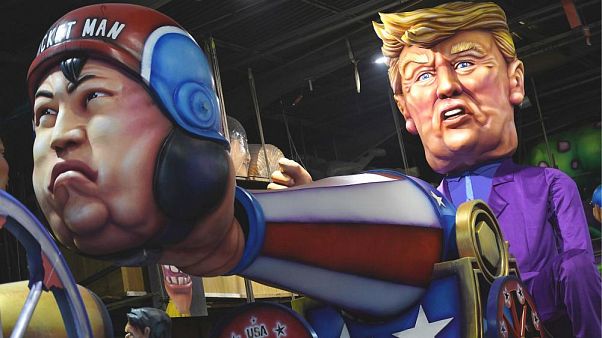 Trump dispara a Kim Jong-un en un cañón y otros momentos destacados del Carnaval 2018 Trump dispara a Kim Jong-un en un cañón y otros momentos destacados del Carnaval 2018