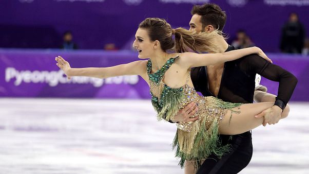 Guillaume Cizeron and Gabriella Papadakis of France perform Guillaume Cizeron and Gabriella Papadakis of France perform