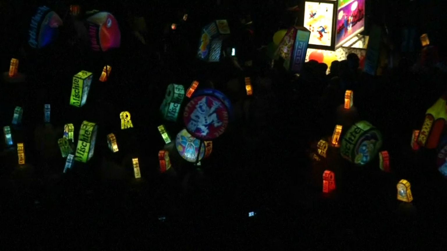 Basel carnival with the traditional Morgenstraich