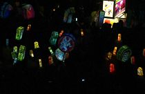 Basel carnival with the traditional Morgenstraich