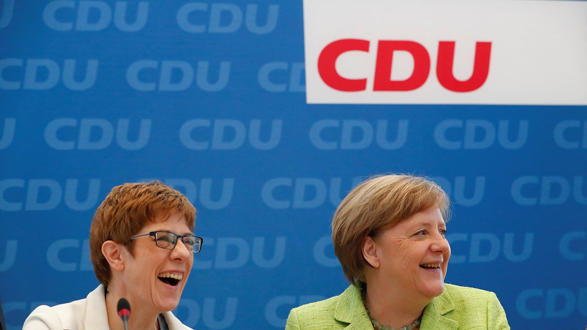 Angela Merkel et sa dauphine, Annegret Kramp-Karrenbauer
