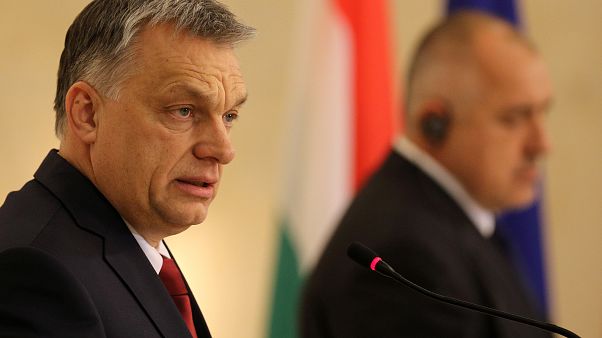Orbán és Bojko Boriszov bolgár kormányfő Szófiában Orbán és Bojko Boriszov bolgár kormányfő Szófiában