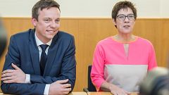 Tobias Hans und AKK