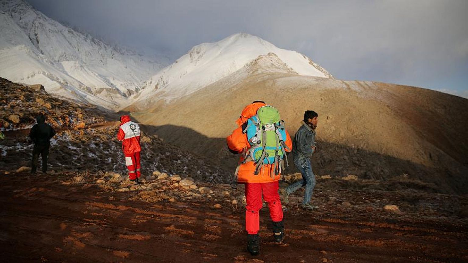 Search teams look for the wreckage of the flight