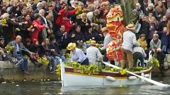 La battaglia dei fiori a Villefranche-sur-mer