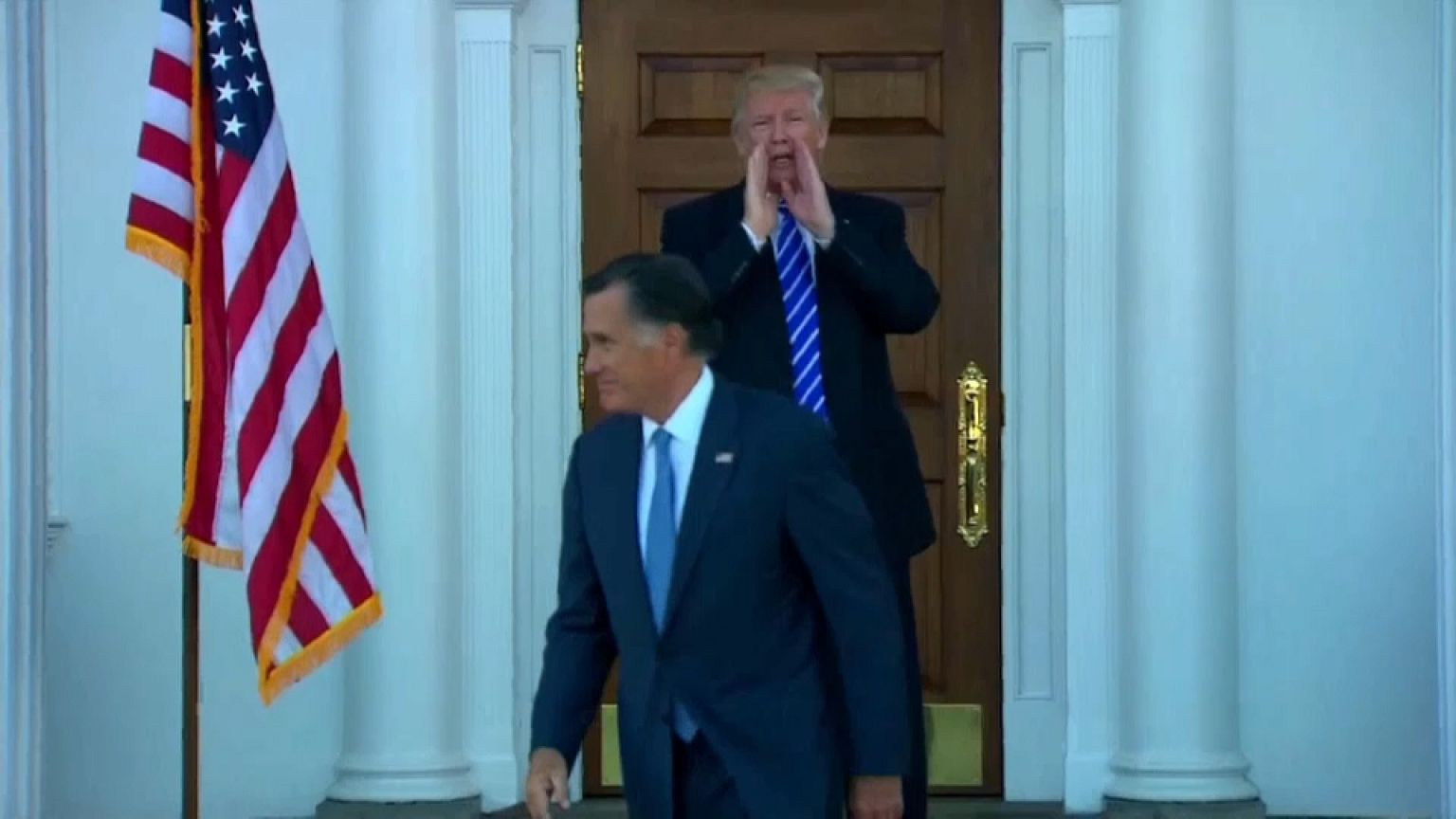 Trump apoya la candidatura de Romney al Senado