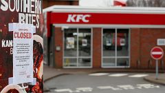 Kentucky Fried Chicken gehen die Hühnchen aus
