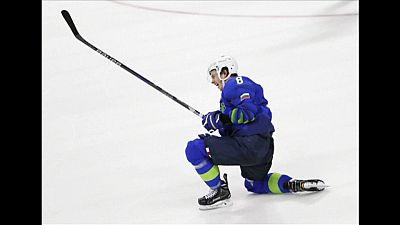 Slovenia men's ice hockey player Ziga Jeglic 