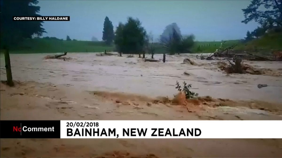 Varias ciudades de Nueva Zelanda en estado de emergencia por inundaciones