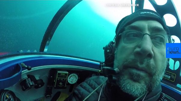 Javier Bardem se sumerge en el Antártico para pedir que se proteja Javier Bardem se sumerge en el Antártico para pedir que se proteja