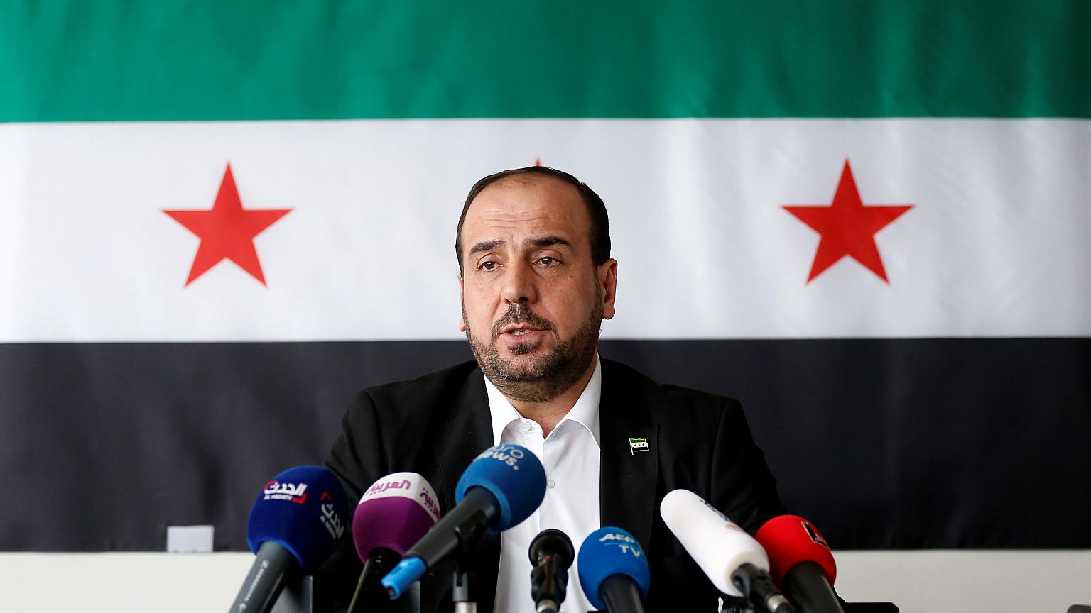 Le président du Comité des négociations syriennes Nasr al-Hariri 