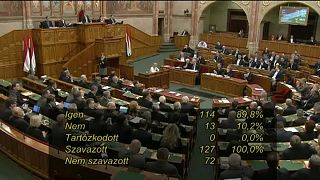 Szolidaritást vállal a magyar parlament Lengyelországgal