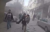 Ghouta debaixo de fogo pelo quarto dia consecutivo